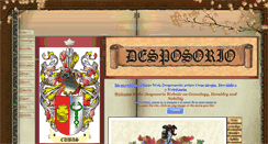 Desktop Screenshot of desposorio.org